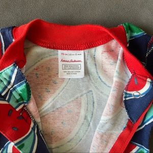 Hanna Anderson Watermelon Zipper Pajama
